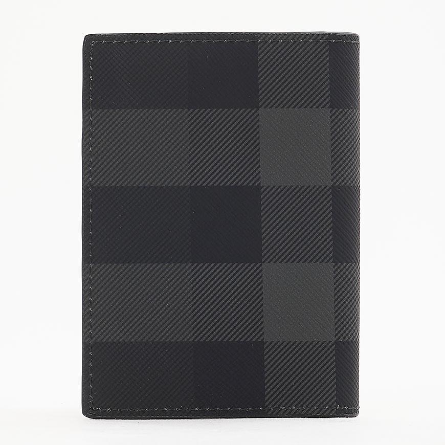 BURBERRY Men’s Check Folding Card Holder Wallet