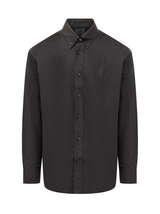 GIVENCHY Long Sleeve Shirt for Men BM60Y11557 001 BLACK DOM