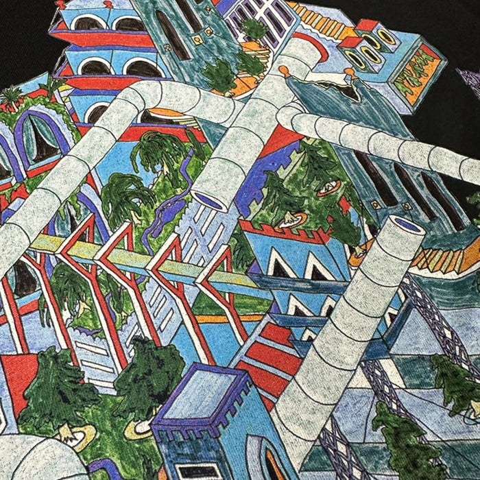 Paul Smith Jack World Back Print T-Shirt Men’s White Cotton M2R 220X MP4356 79