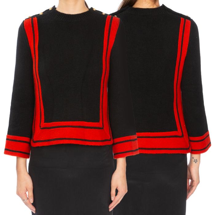 Alexander Mcqueen Women’s Cashmere Oversized Crewneck Knit Sweater WM1 439003