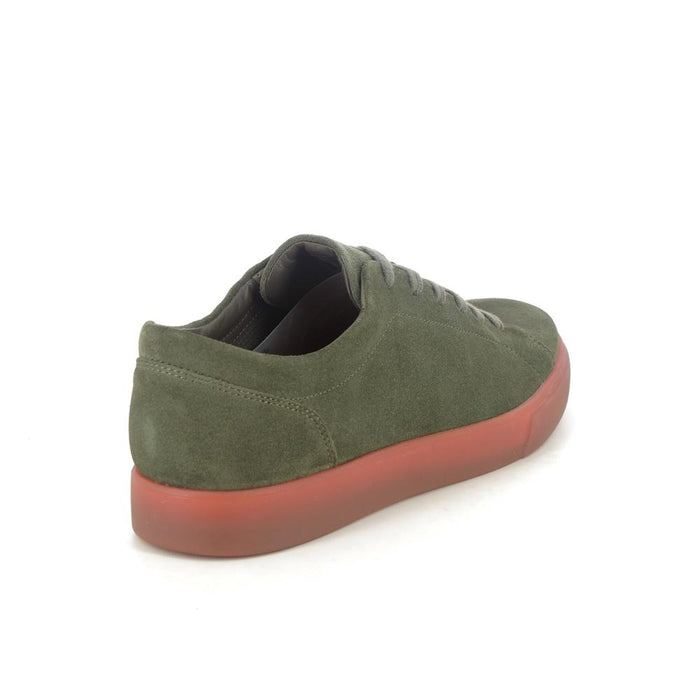ecco Soft 10 Men’s Low-Top Leather Sneakers Gray