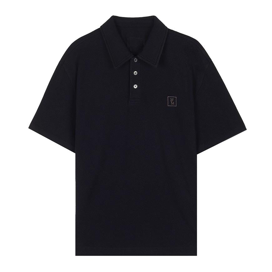 WOOYOUNGMI Men’s Back Logo Polo T-Shirt W261TS17 739B