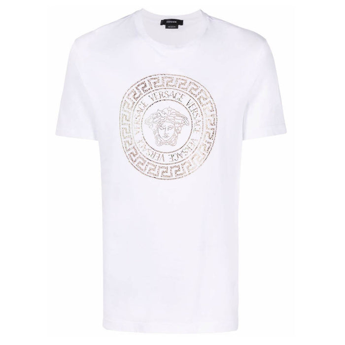 Versace Medusa Logo Short Sleeve T-Shirt White