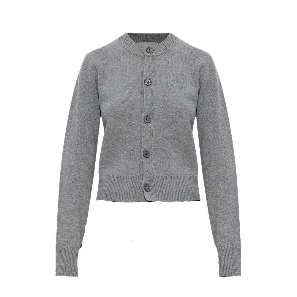 AMI Women’s Crewneck Cardigan FKC171 KN0071 050