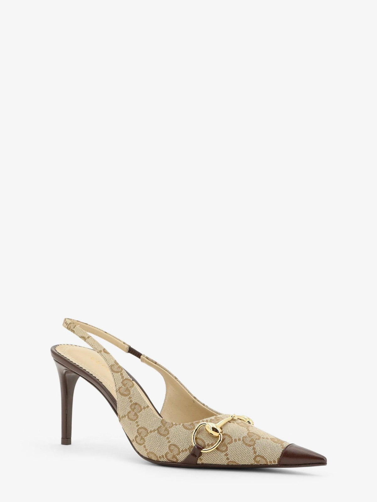 GUCCI Leather Slingback Pumps