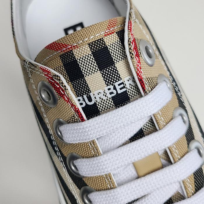 BURBERRY Vintage Check Cotton Low-Top Sneakers for Women
