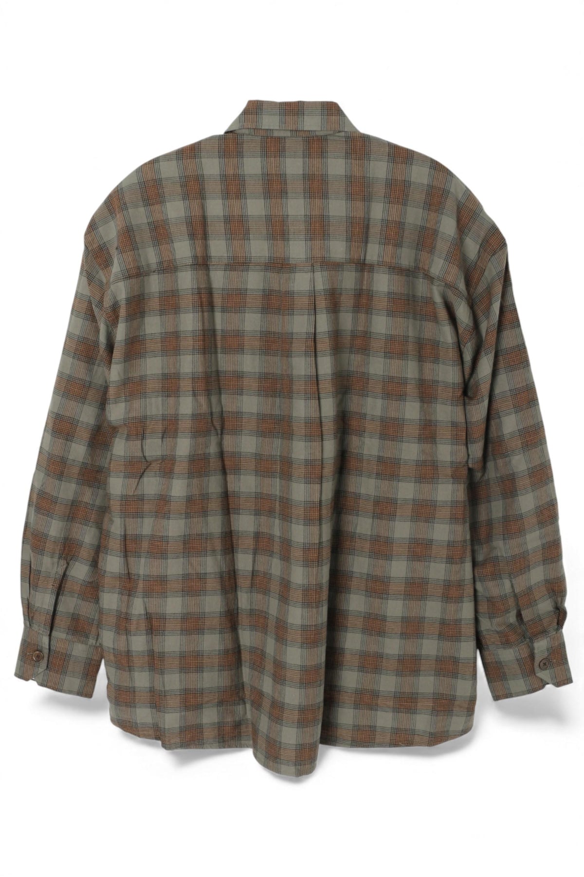 OUR LEGACY Iowa Flannel Check Borrowed Long Sleeve Shirt