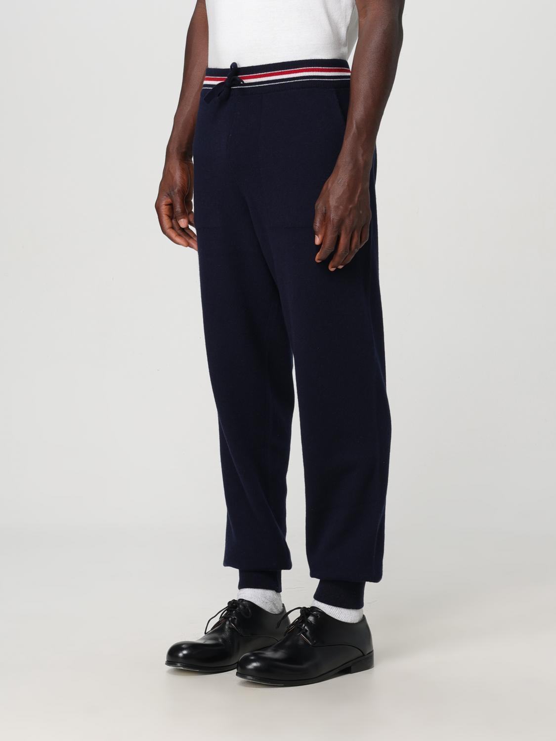 THOM BROWNE Navy Wool Trousers Men’s Suit Pants