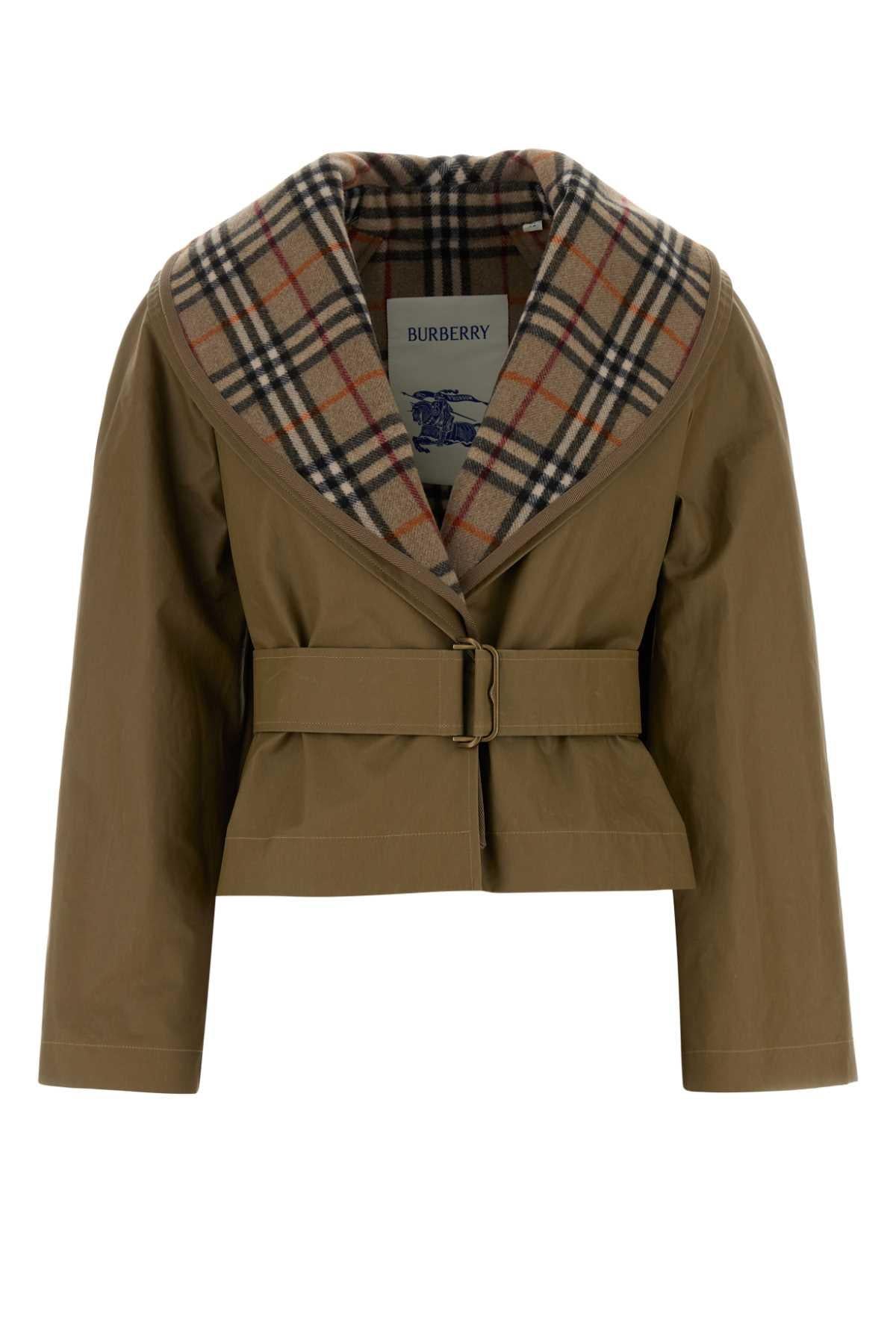 BURBERRY Black Wool Blend Tailored Jacket