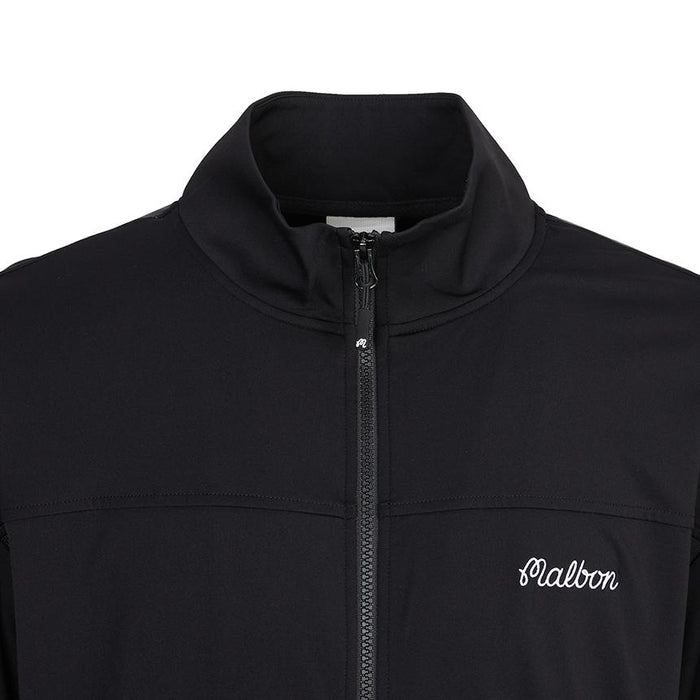 malbon Men’s Golf Zip-Up Jacket M9420 BLK