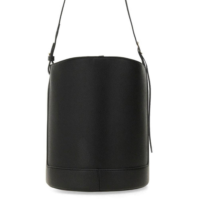A.P.C. ANA Black Leather Shoulder Bag