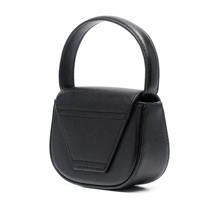 DIESEL Black Leather 1DR XS Crossbody Shoulder Bag for Women