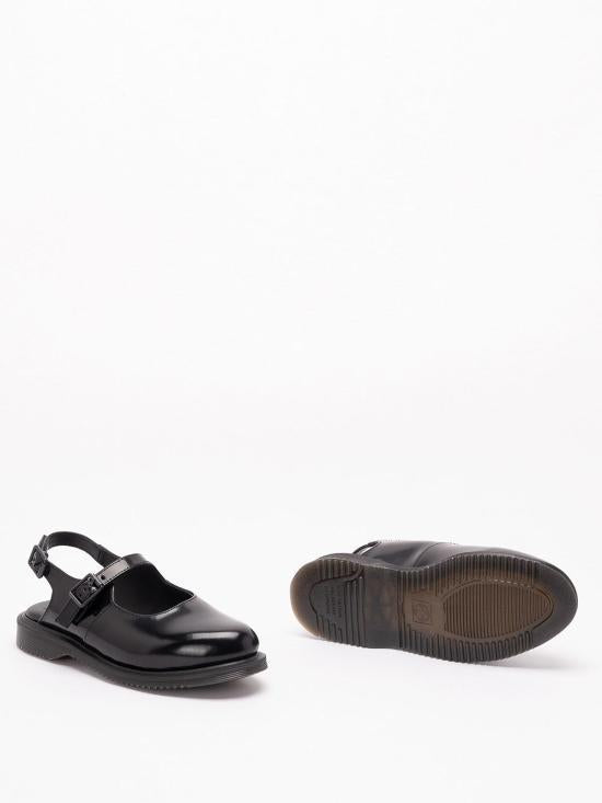 Dr.Martens Madeleine Mary Jane Sandals Black Leather