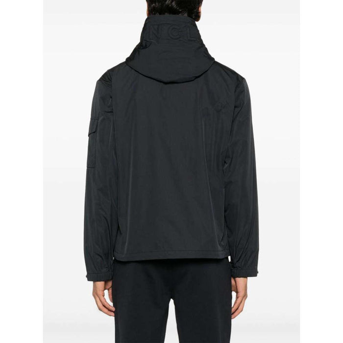 Moncler SASSIERE Black Windbreaker Jacket for Men