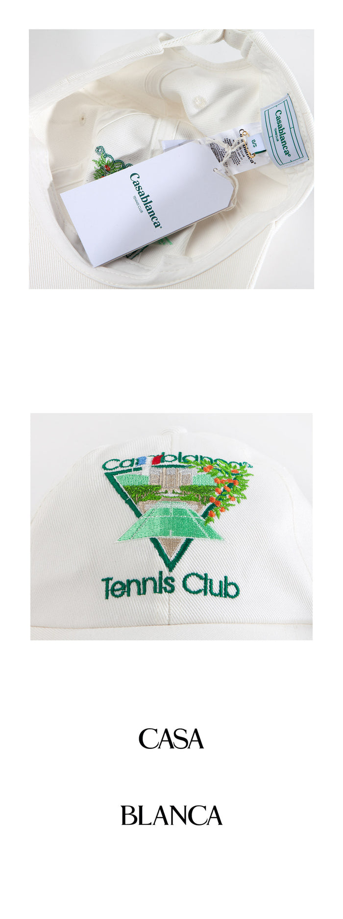 Casablanca Tennis Club Baseball Cap 002 01