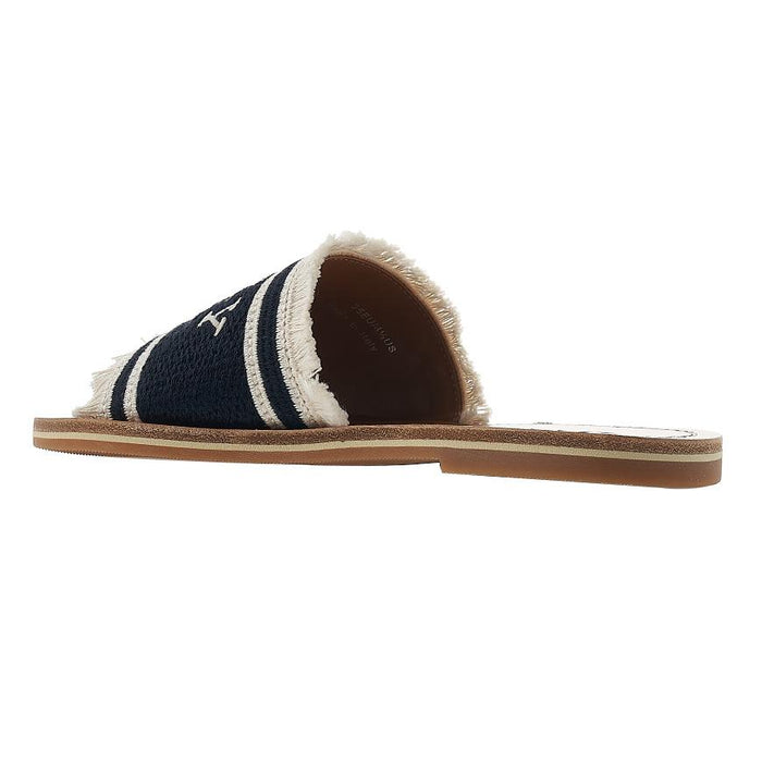 BALLY Bianka Flat Slide Sandals Women’s Black Leather