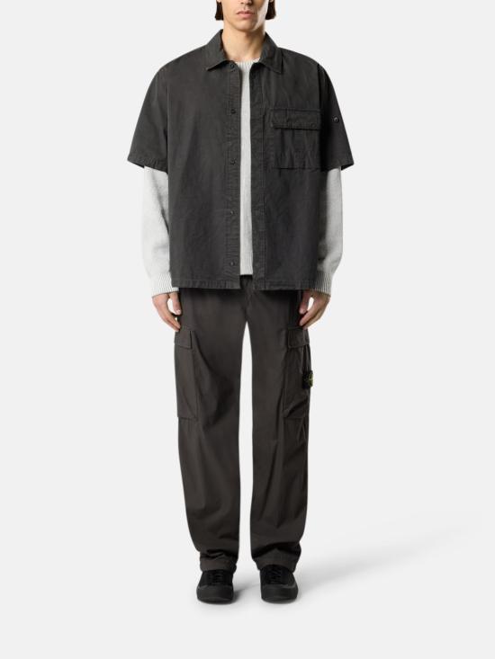 STONE ISLAND Charcoal Straight Classic Pants