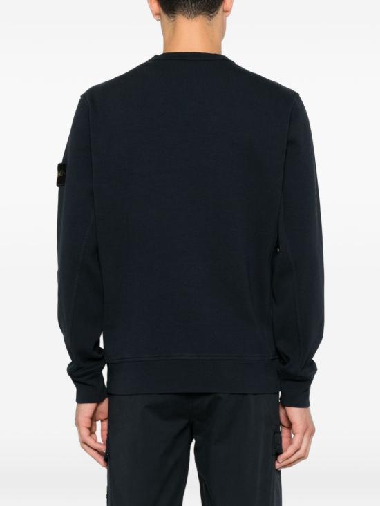 STONE ISLAND Organic Cotton Interlock Sw L2S15 6100017 S0472 V0020 NAVY BLUE DOM