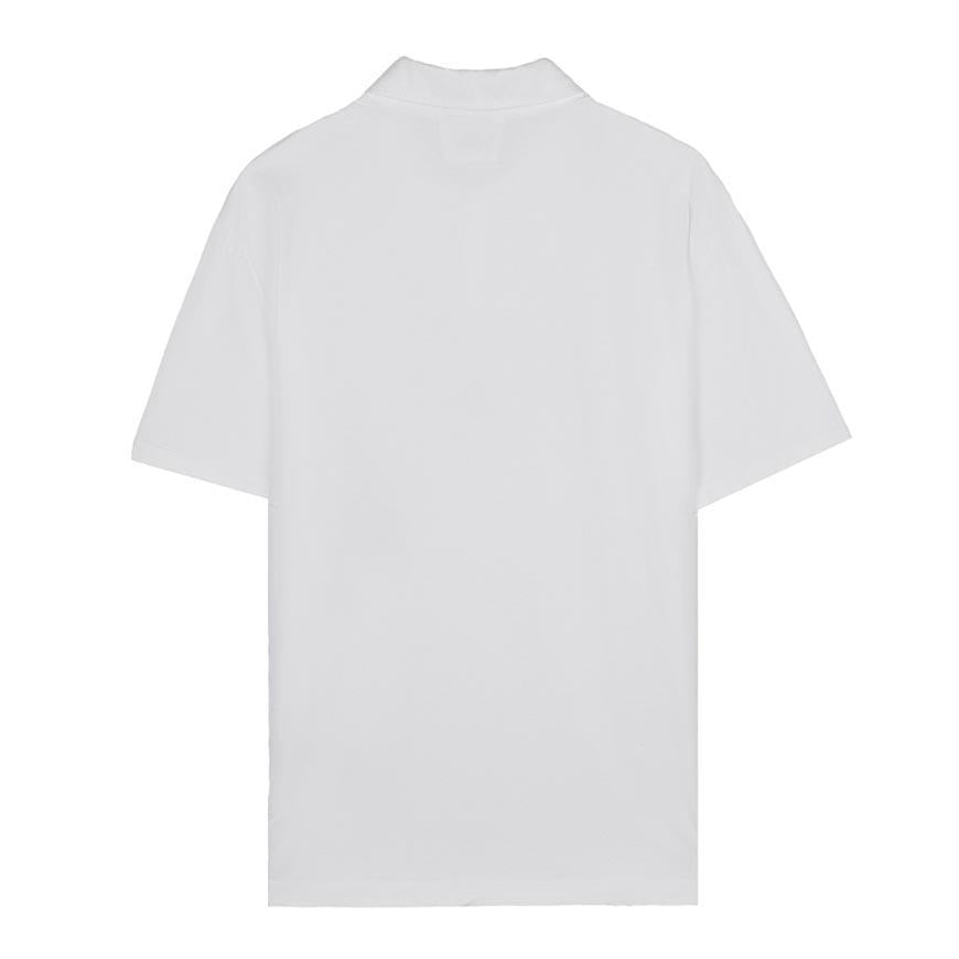 CP Company Gassato Logo Polo Shirt Men White