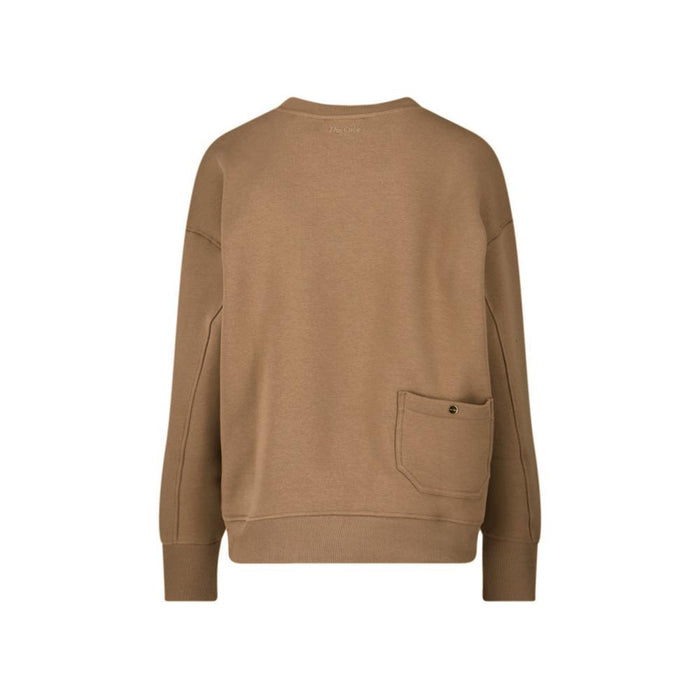 Max Mara MONZA Fleece Sweatshirt Biscuit Brown 2529926013 002