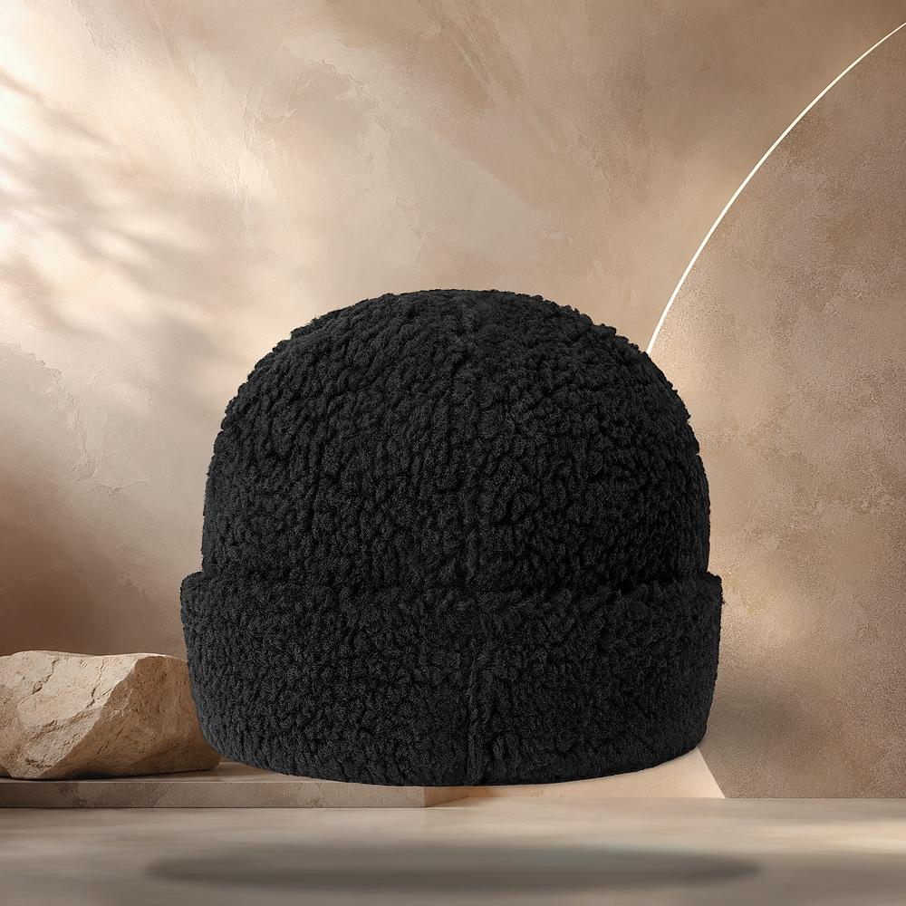 Louis Vuitton Signature Fleece Beanie Black M5334