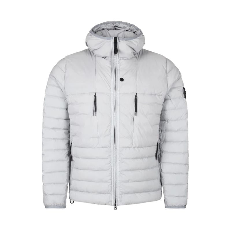 STONE ISLAND Seamless Tunnel Nylon Down Jacket Men Black