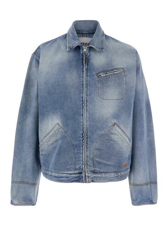 MSGM Faded Denim Jacket 3840MH232 257087 85