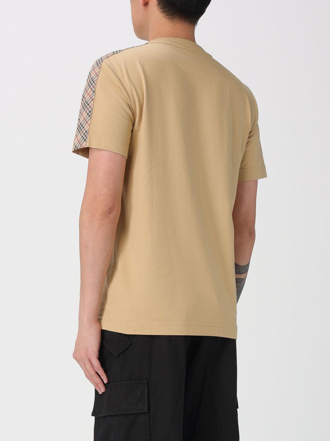 BURBERRY Short Sleeve Cotton T-Shirt for Men