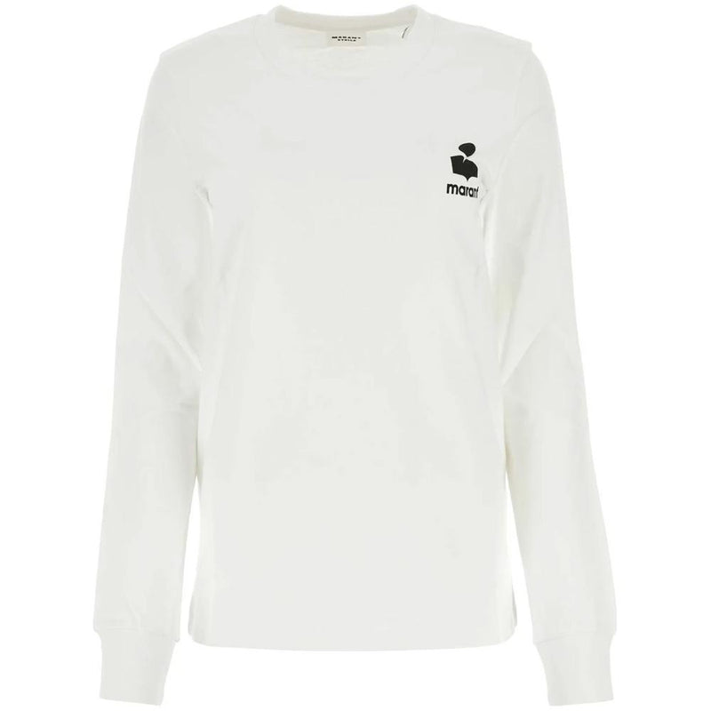 Isabel Marant Gabby Logo Print T-Shirt White