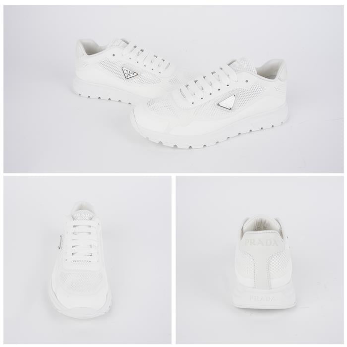 PRADA Prax 20 Fabric Mesh Sneakers Low Top Women’s 1E920N 1ABK F0009 F035