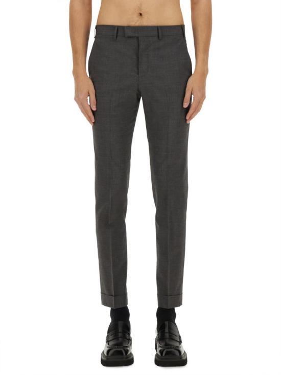 PT TORINO Gray Straight Classic Pants for Men COAFMAZ00 CL1TO770240