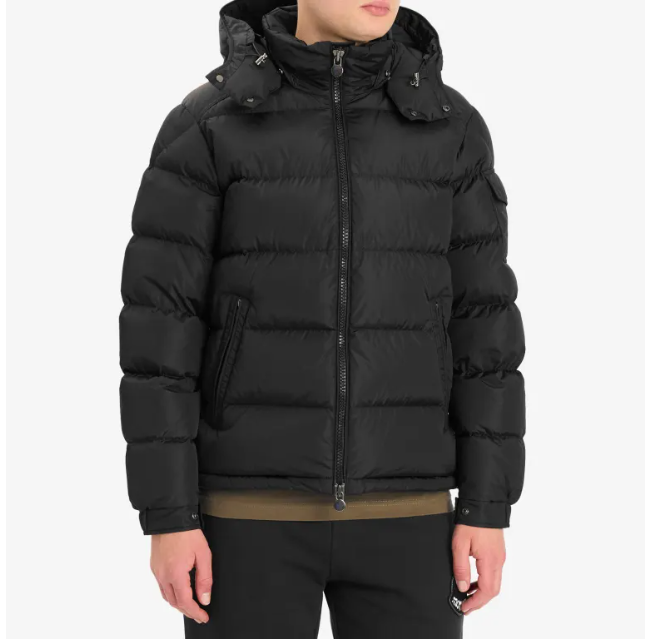 Moncler Matte Black Maya Down Jacket 1A53600 539ZD