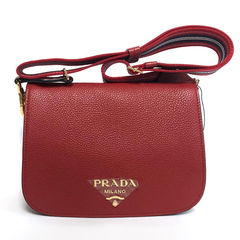 PRADA Daino Leather Shoulder Bag 1BD274 2BBE F0EOO