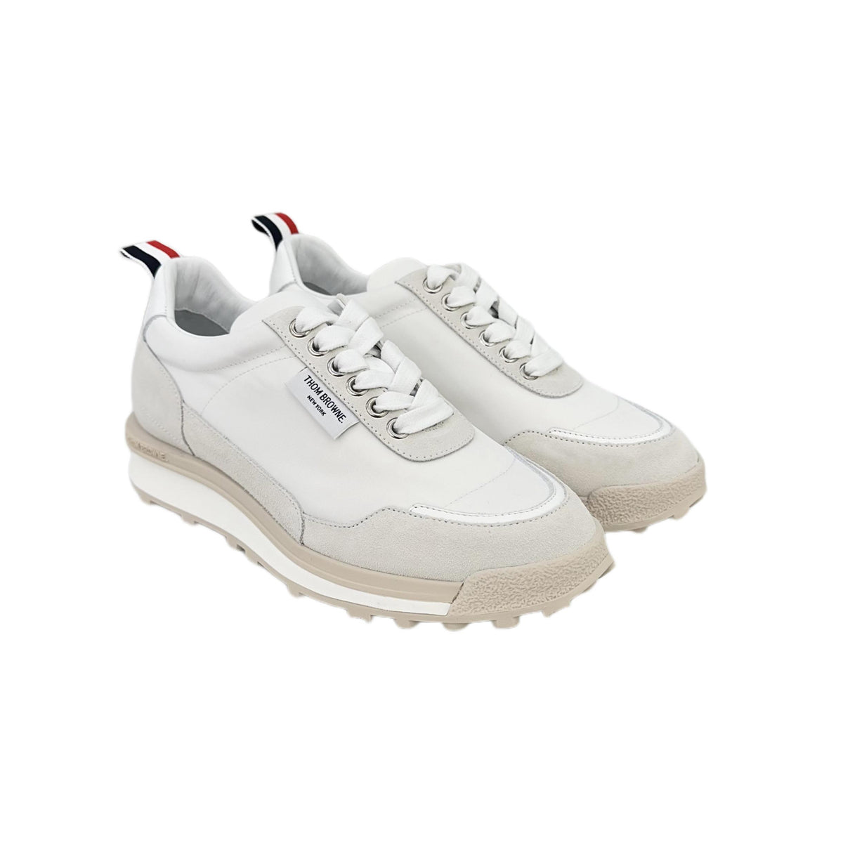 THOM BROWNE Eco Nylon Alumna Women’s Low-Top Sneakers FFD133A 107