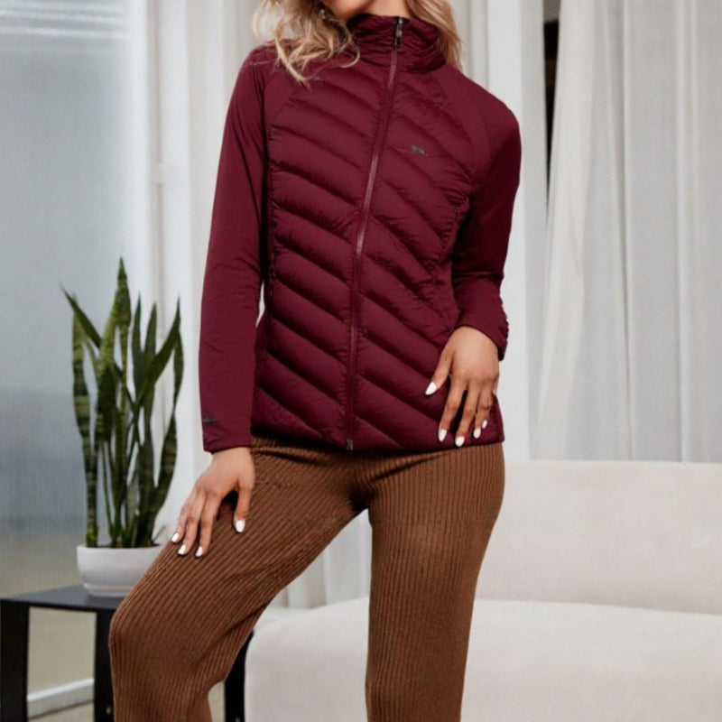 J LINDEBERG Women’s Burgundy Lightweight Down Jacket 1541311 900