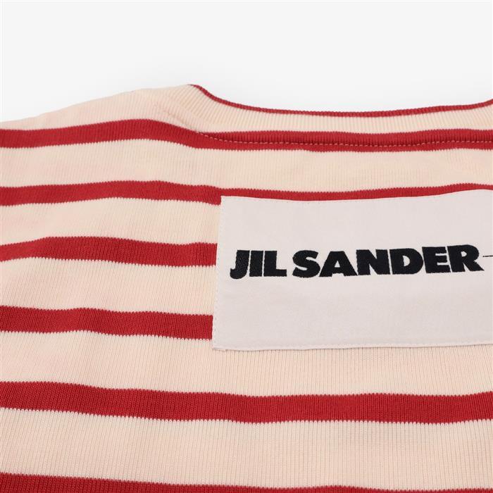 JIL SANDER Logo Patch Stripe Men’s Short Sleeve T-Shirt