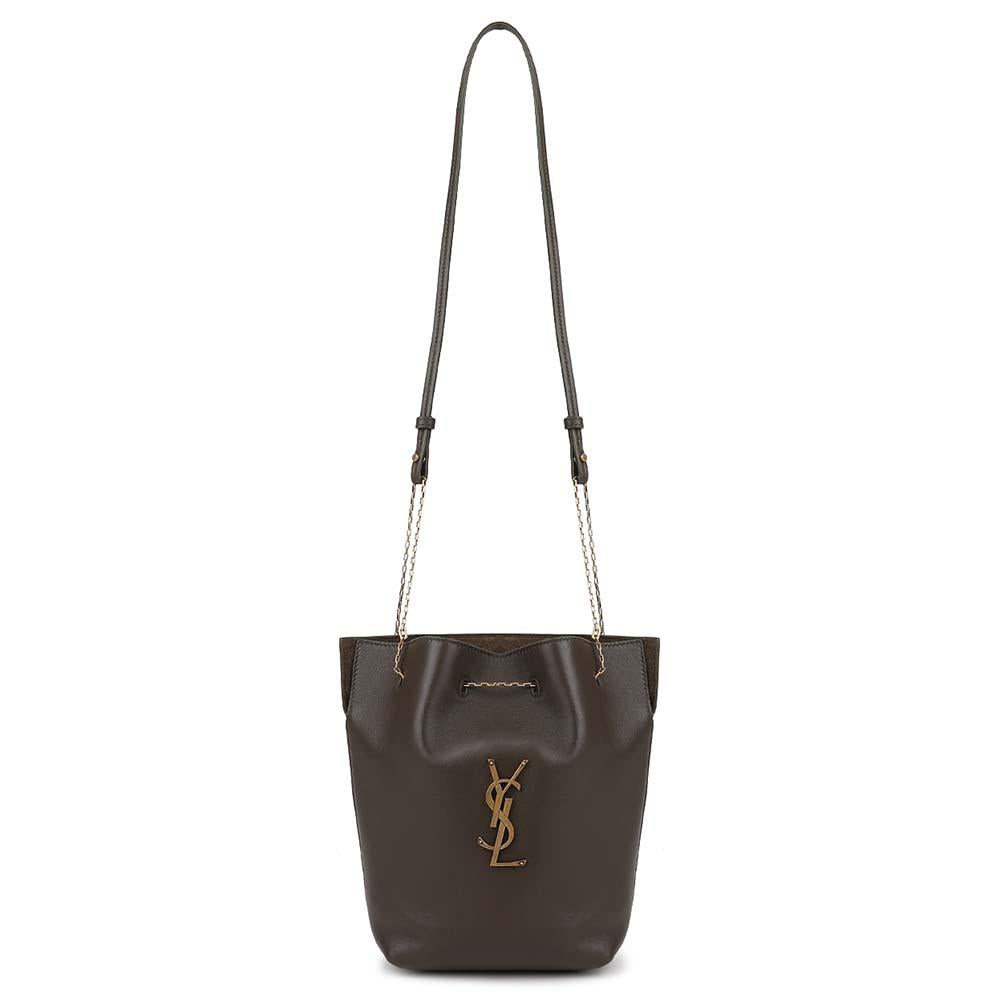 Saint Laurent Lambskin Pochon Shoulder Bag