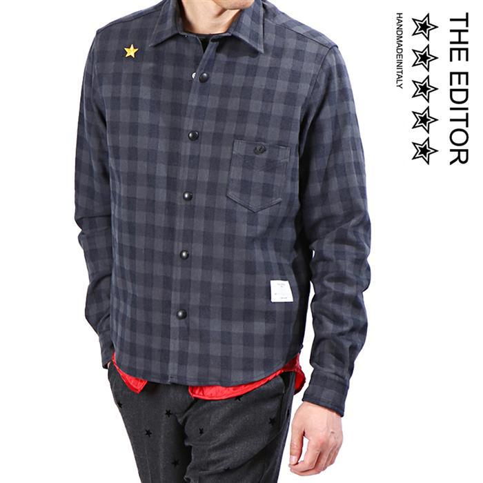The Editor Men’s Check Lined Long Sleeve Shirt 1045 5307 89