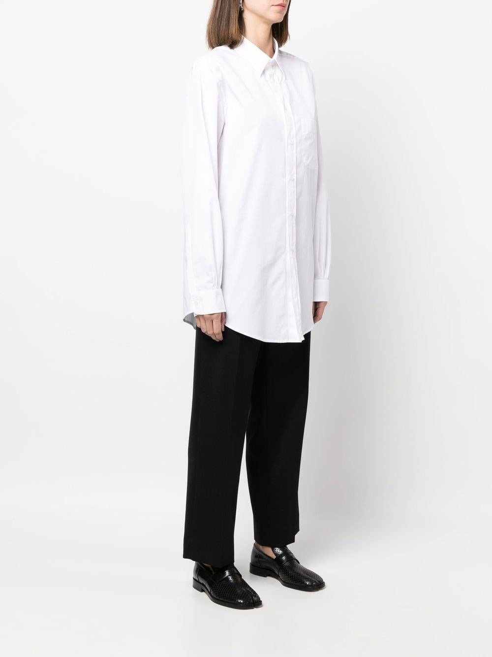 Maison Margiela Long Sleeve Cotton Shirt White
