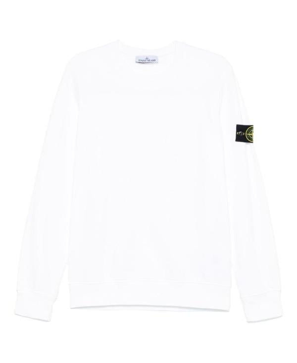 STONE ISLAND Organic Cotton Fleece Sweatshirt K1S15 S0051 V0001