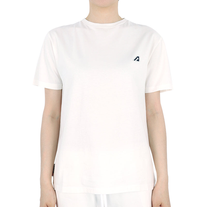AUTRY Women’s Iconic Embossed Logo Short Sleeve T-Shirt White