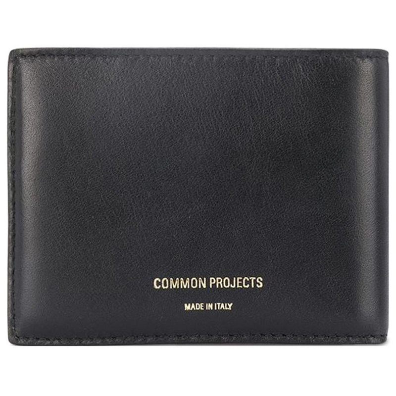 Common Projects Black Leather Bifold Wallet