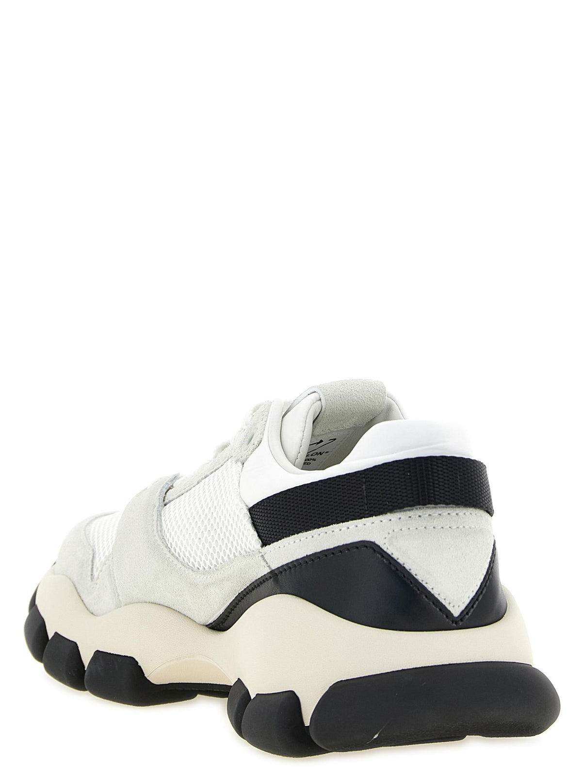 PRADA Black Leather Low Top Sneakers