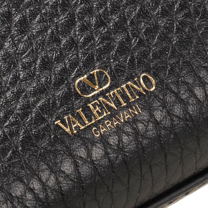 VALENTINO Small Rockstud Leather Crossbody Bag Black 5W2B0181 VSF 0NO