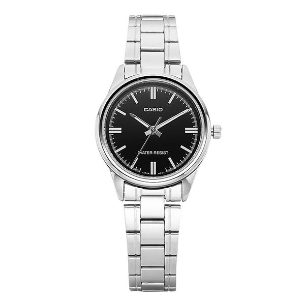 Casio Black Dial Stainless Steel Women’s Watch LTP V005D 1AUDF