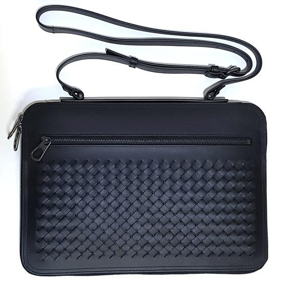 Bottega Veneta Leather Briefcase Crossbody Bag 536287 V4651 1000