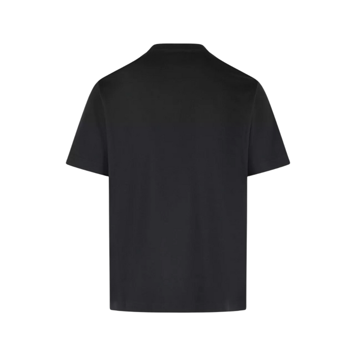 BURBERRY Check Knight Stamp Logo Black Men’s T-Shirt