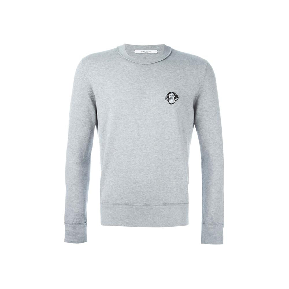 GIVENCHY Rottweiler Mini Embroidered Logo Sweatshirt Men's Black