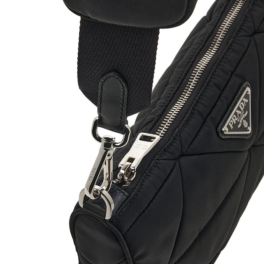 PRADA Quilted Shoulder Bag for Women 1BC237 RDJN F0002 B9O