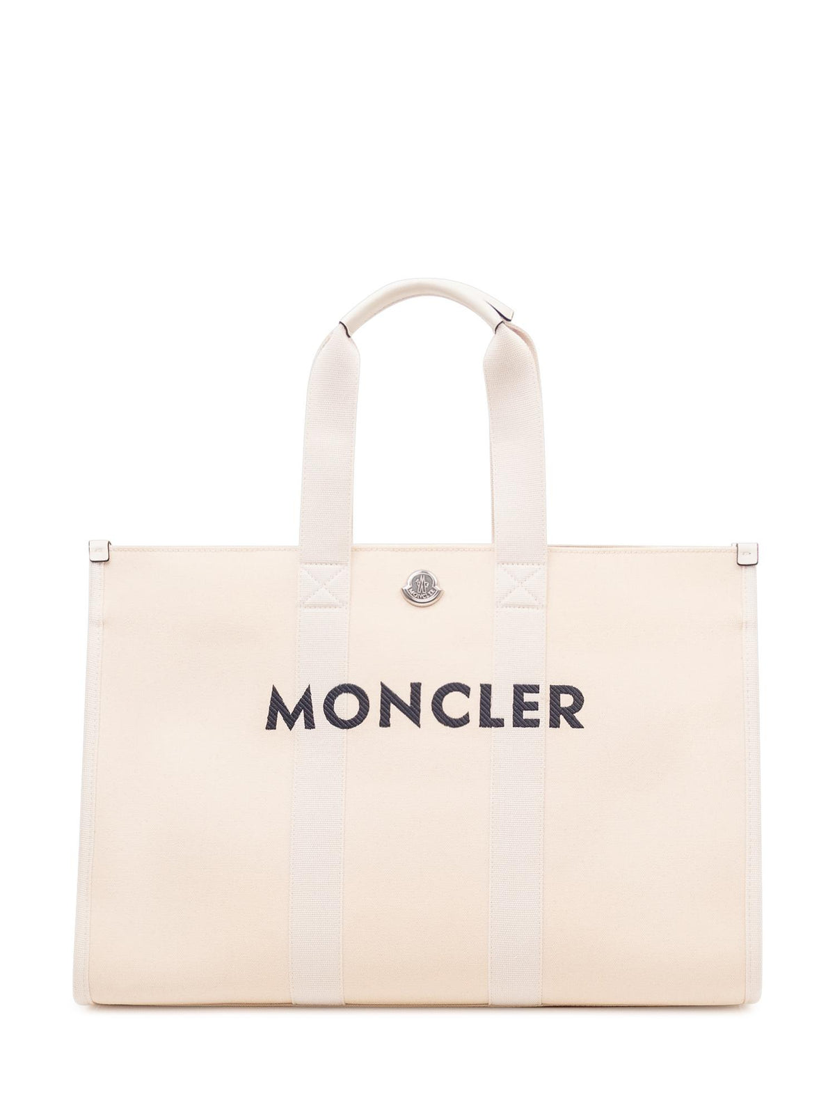 Moncler Leather Tote Bag White Men’s Handbag